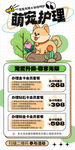 萌宠护理海报