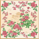 中式花卉古典图案设计