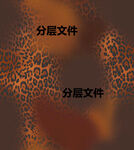 抽象豹纹纹理图案
