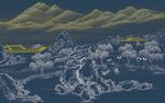 水墨山川风景图