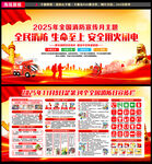 消防安全月展板