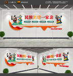 民族团结文化墙