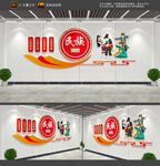 民族团结文化墙