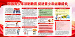 青少年法治法治教育宣传栏