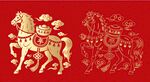 马上发财大吉图案