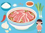 美味肉片汤