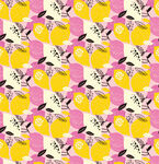 粉色背景水果图案纹理