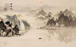 新中式禅意山水画