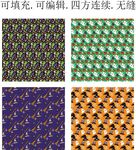 万圣节贴纸   趣味贴纸图案 