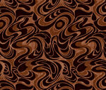棕色抽象花纹图案