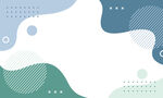 简约几何波浪背景图案