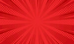 红色放射状纹理背景图