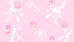 粉色花卉图案背景纹理