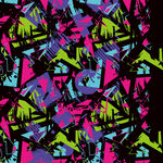 炫彩抽象几何图案背景