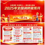 2025年全国消防日展板