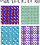 童趣雪人  姜饼人  圣诞图案