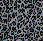 梦幻渐变豹纹图案