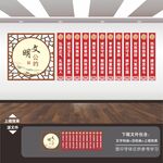 文明公约社区文化墙