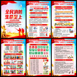 2025消防安全月展板