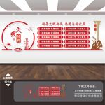 市民文明公约文化墙