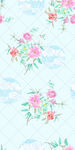清新花卉图案背景