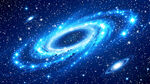 蓝色宇宙星空