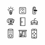 简约电子设备图标集合