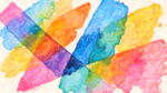 多彩水彩几何图案背景