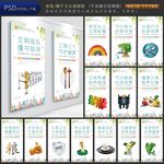 食堂餐厅文化展板 