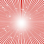红色放射状光芒背景图