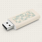 极简几何风U盘样机展示图