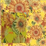 向日葵抽象艺术画作