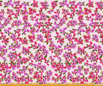 大牌粉色碎花图案