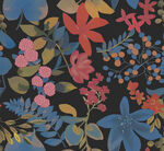 多彩花卉植物图案背景