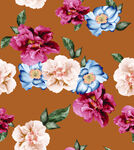 复古花卉图案背景