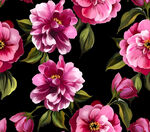 粉色花卉图案精美又浪漫