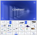 高级动态路演汇报ppt模板