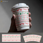 圣诞风纸杯设计图案展示