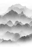 新中式水墨群山