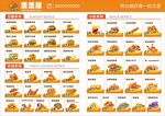 汉堡菜单模板图片