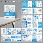蓝色医疗画册