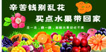 水果海报辛苦钱别乱花买点水果带