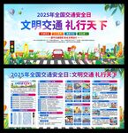 2025年全国交通安全日展板