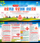 2025年世界艾滋病日宣传栏