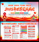 2025年世界艾滋病日宣传海报