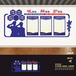 保安门卫室值班警务室文化墙展板