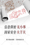 保密海报