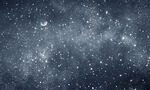 灰色浩瀚星空宇宙背景