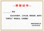 荣誉证书模板