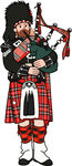 苏格兰风笛演奏者 英国元素服饰